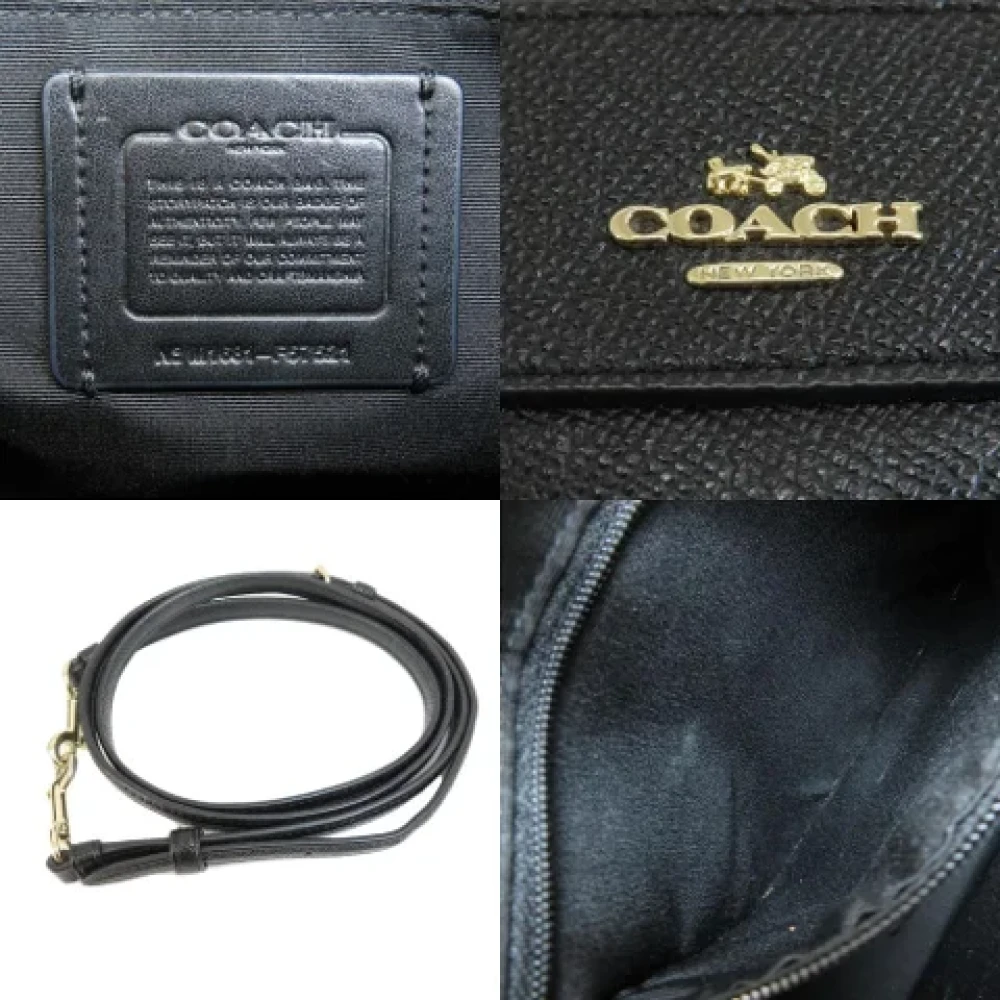 Coach Pre-owned Leather handbags Black Dames