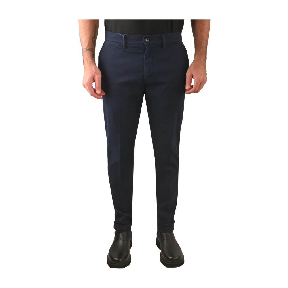 Harmont & Blaine Katoenen broek Blue Heren