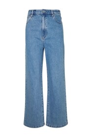 Blå A-Brand Jeans High&Wide Debbie Bukse
