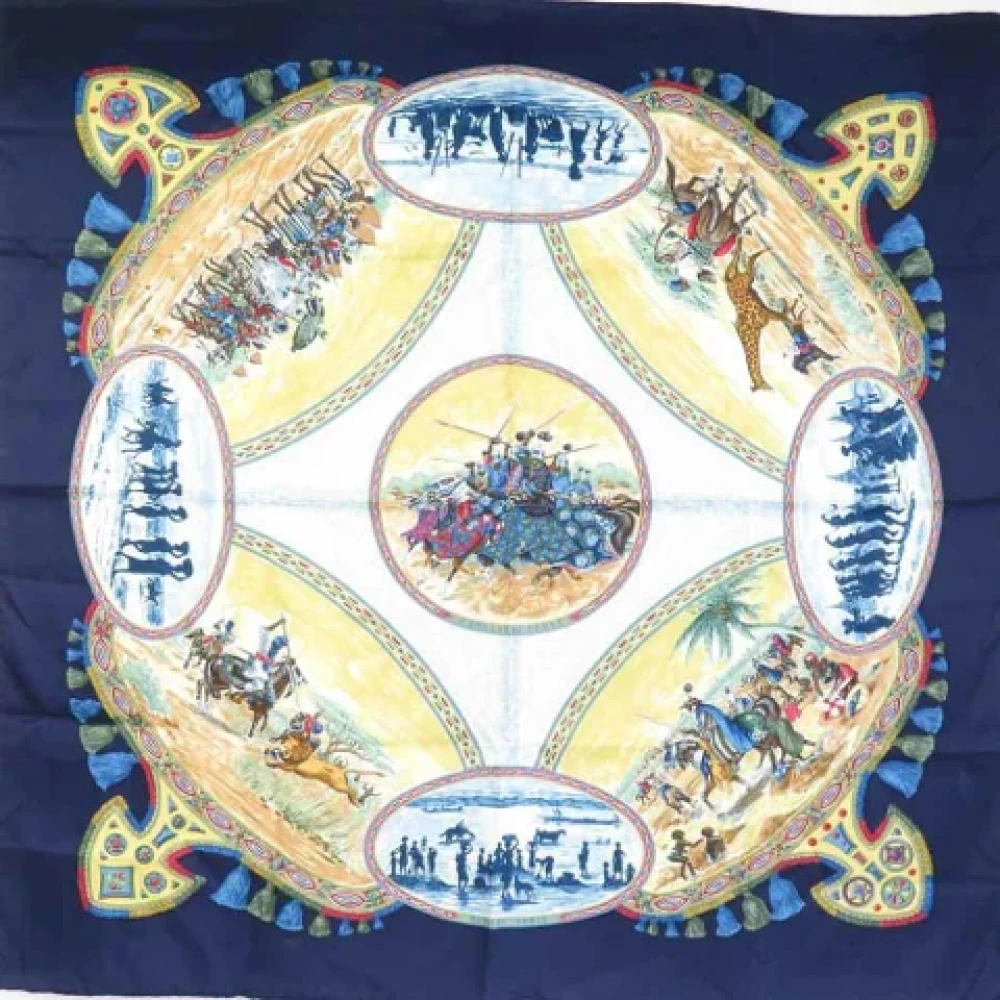 Pre-owned > Pre-owned Accessories > Pre-owned Scarves - - Hermès Vintage - Modalova