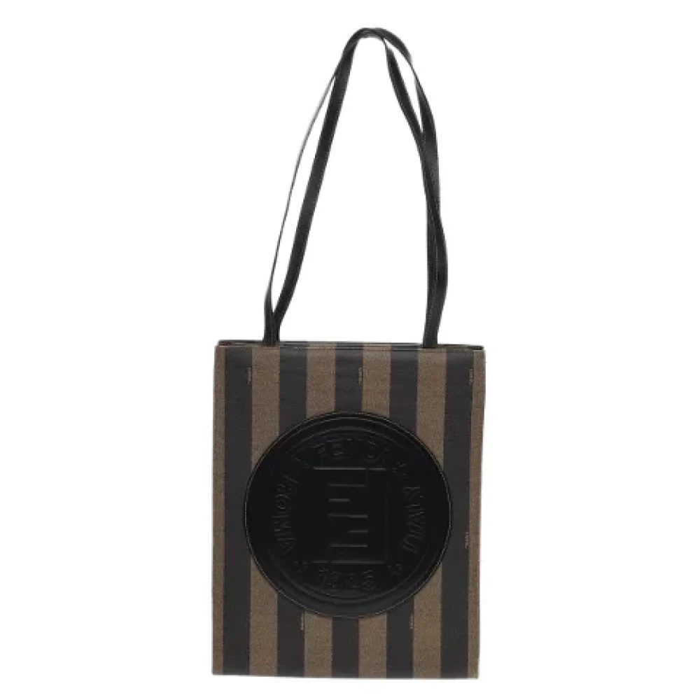 Fendi Vintage Pre-owned Canvas totes Brown Dames