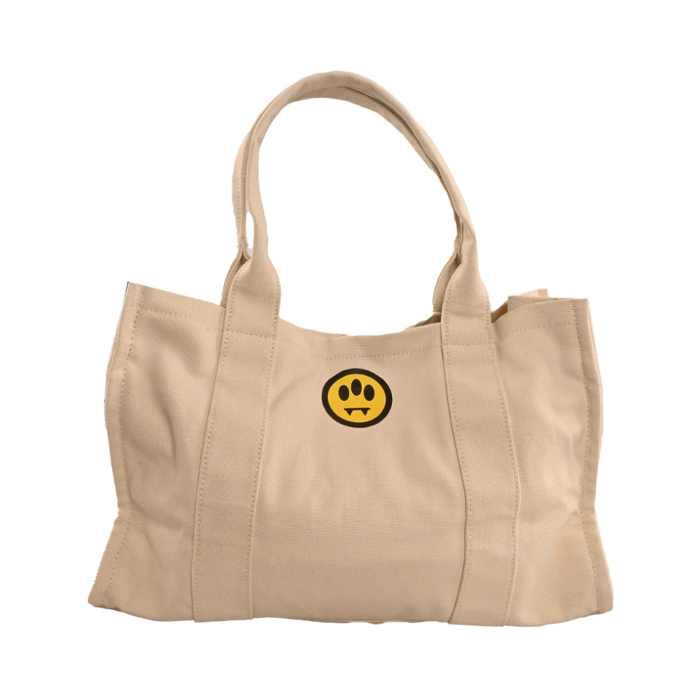 Barrow Nylon Tote tas met College Stijl White Dames