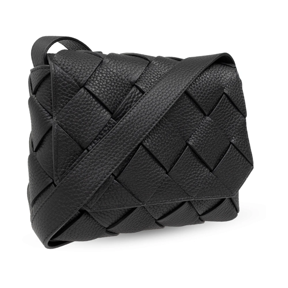 Bottega Veneta Schoudertas Diago Black Heren