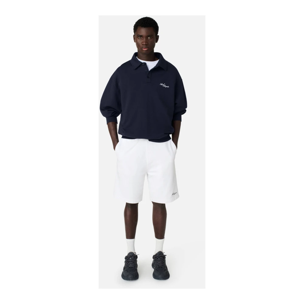 Axel Arigato Bae Polo Sweatshirt Blue Heren