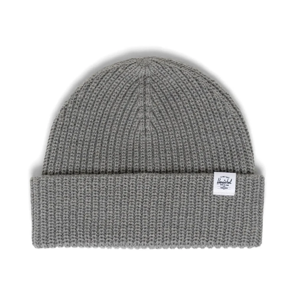 Herschel Katoenen Watch Cap Beanie Gray Heren