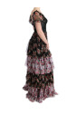 multicolor-silk-stretch-floral-shift-long-dress