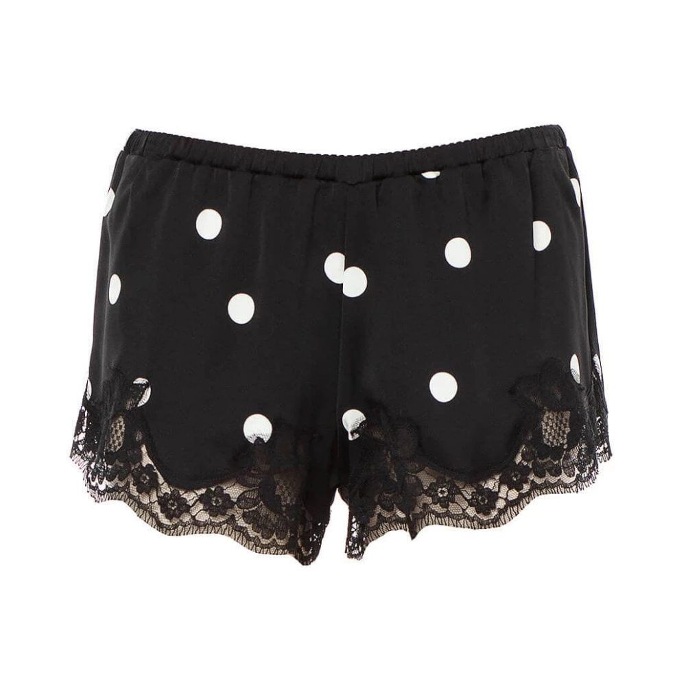 Dolce & Gabbana Women's Black Pyjama Shorts - Pyjamas - Xl - Nightwear & Lounge
