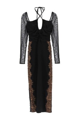 lace-trim-dress-with-bow-fastening