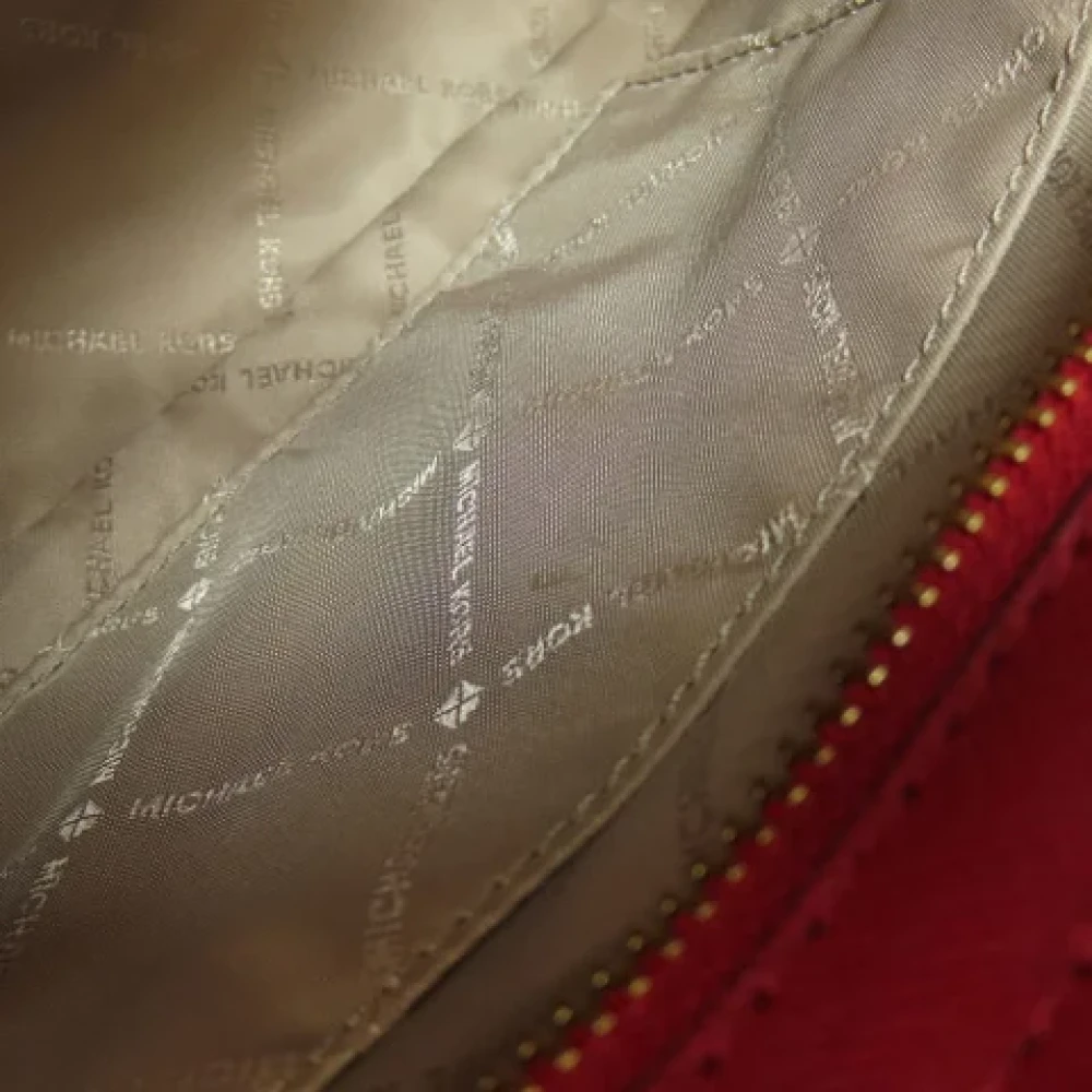 Michael Kors Pre-owned Leather shoulder-bags Red Dames