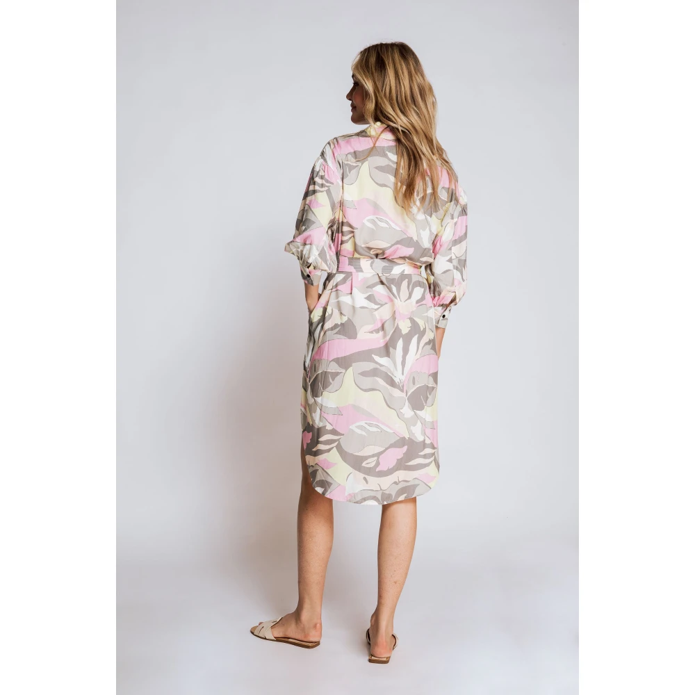 Zhrill Blousejurk Groen Multicolor Dames
