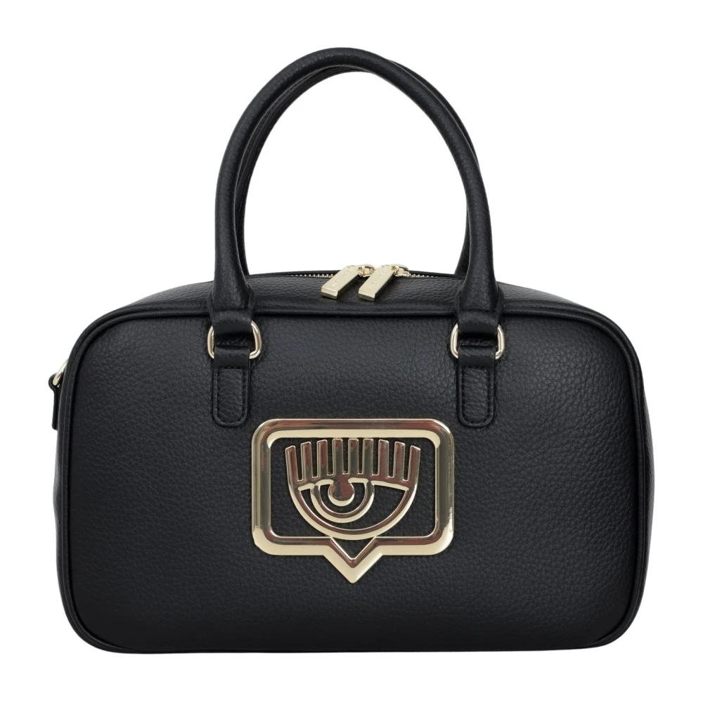 Chiara Ferragni Collection Zwarte Shopper Tas Eyelike Logo Black Dames