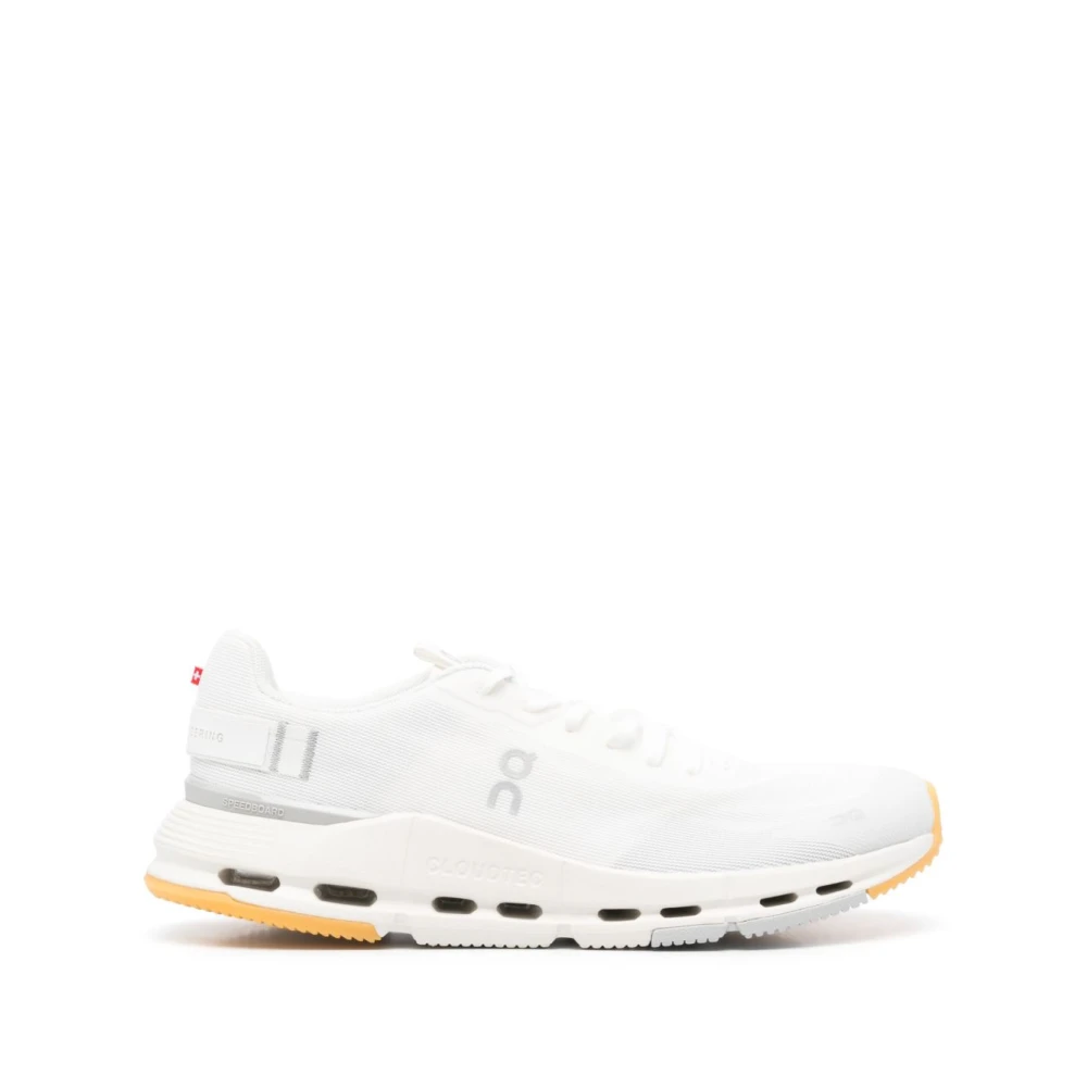 On Running - Weiße Mesh-Sneaker Mit Schnürung - Shoes - Herren - Weiß - 44 1/2 Eu - Bild 7