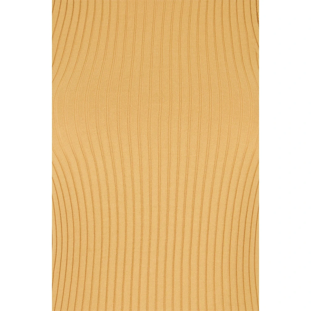 SPORTMAX Sleeveless Tops Beige Dames