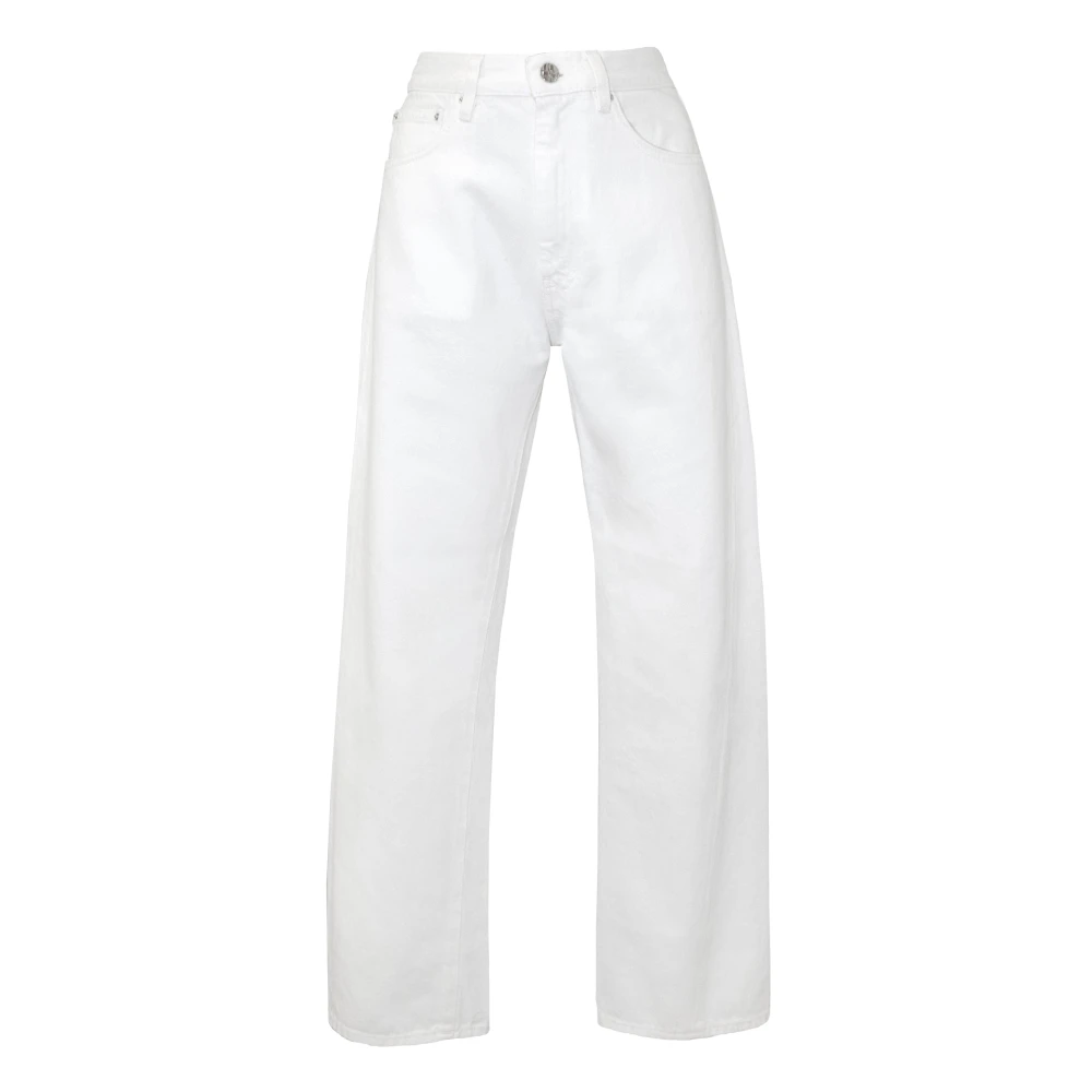 TotêMe Twisted Seam Jeans Wit White Dames