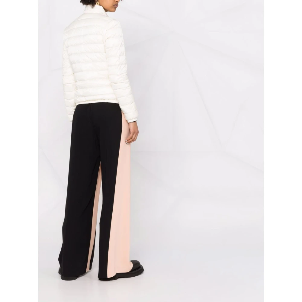 Moncler Gewatteerde donsjas wit Beige Dames