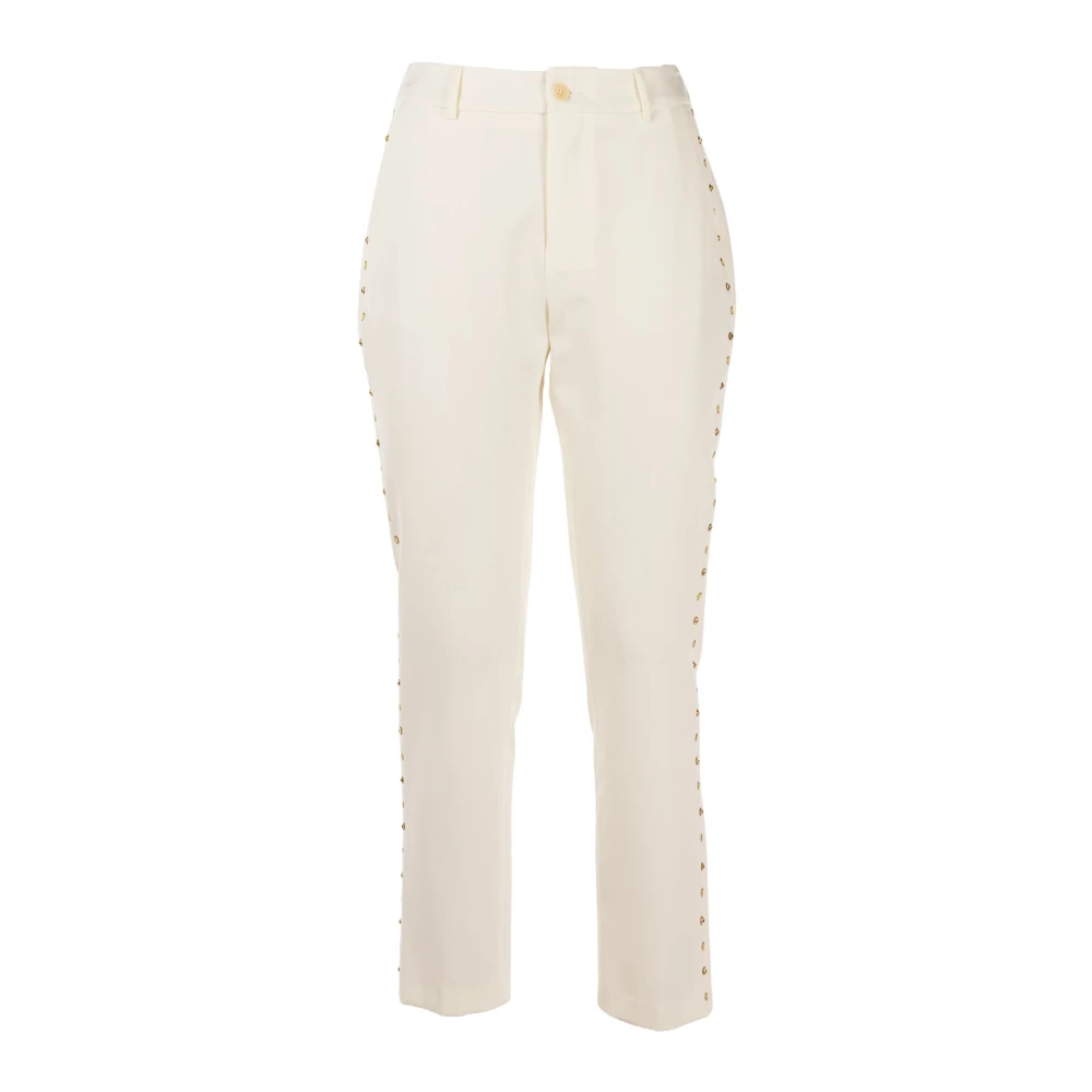 Liu Jo Chino broek met pailletten White Dames