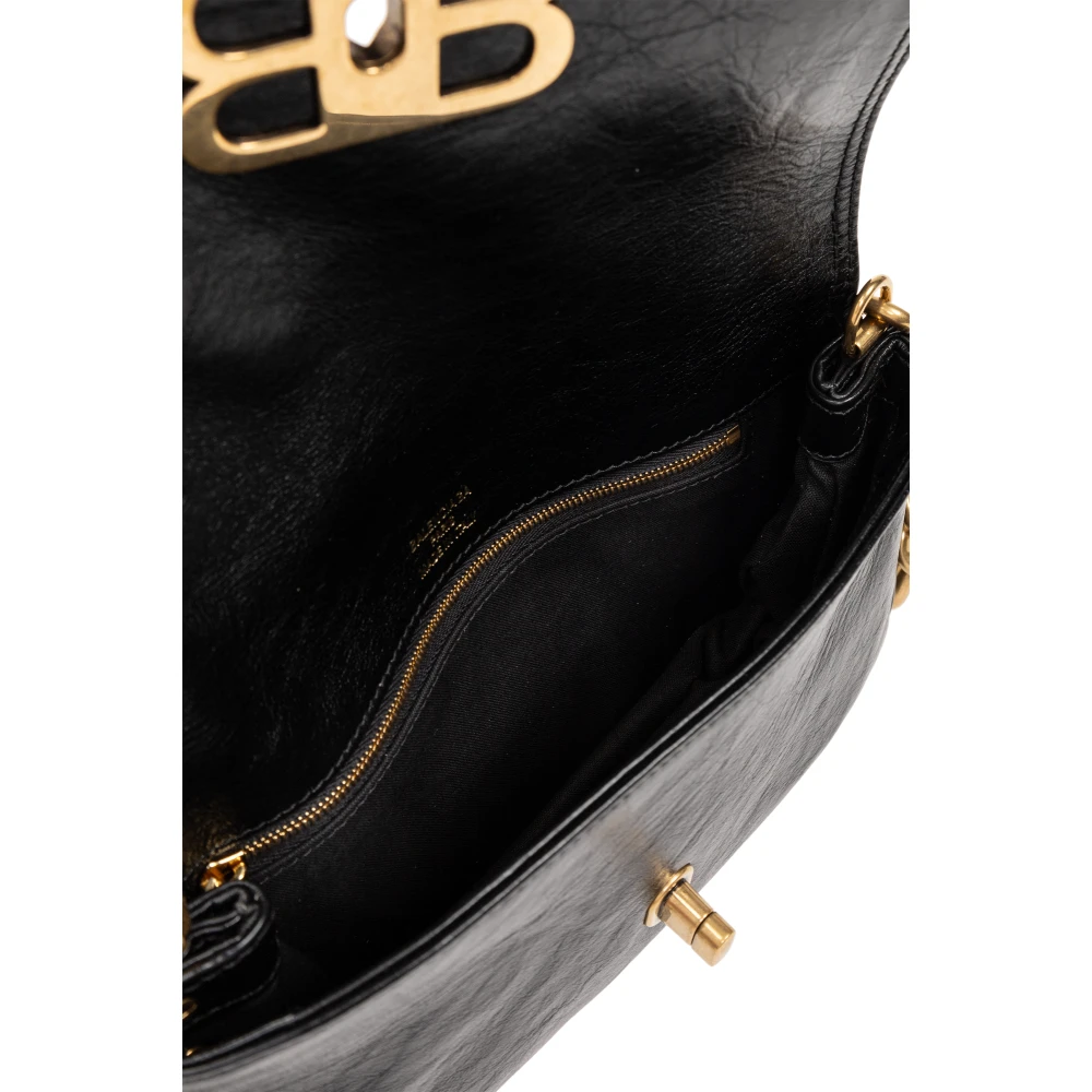 Balenciaga Kleine BB Soft schoudertas Black Dames