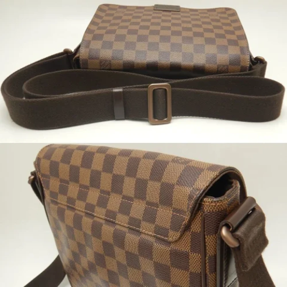 Louis Vuitton Vintage Pre-owned Canvas shoulder-bags Brown Dames