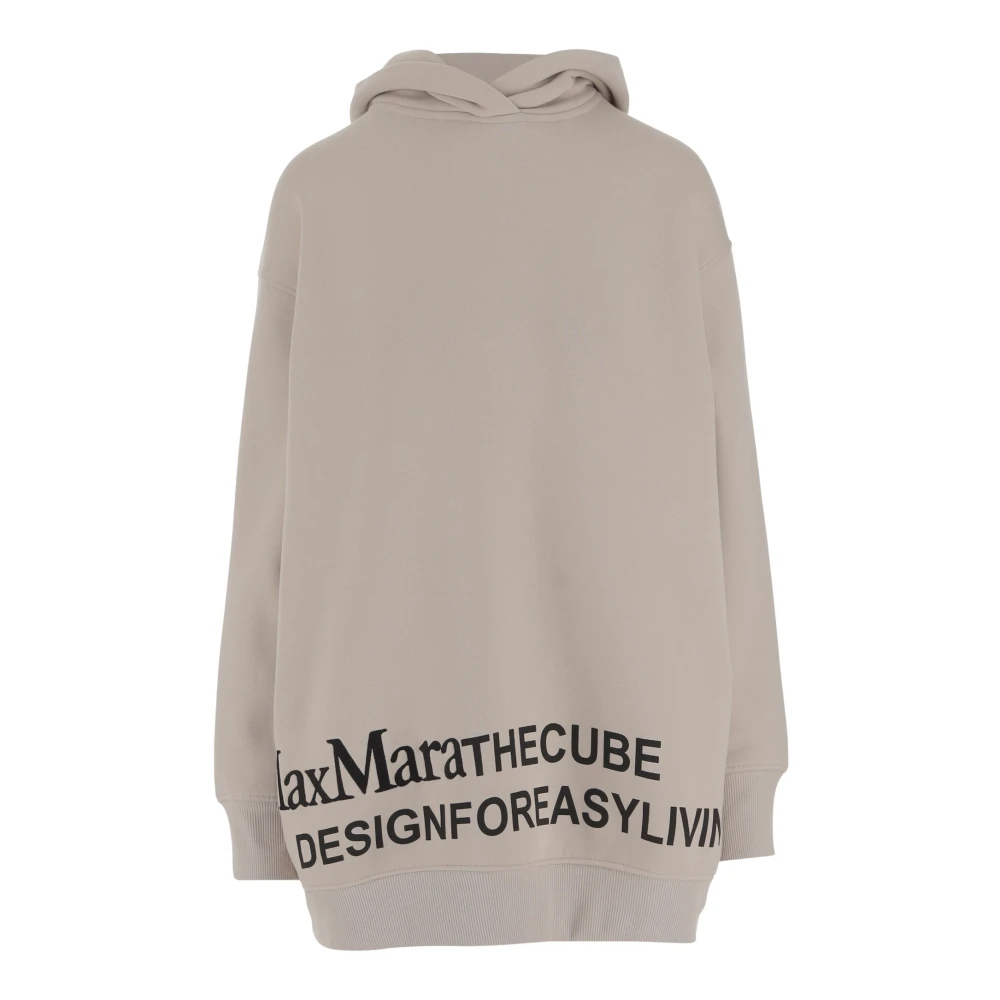 Max Mara Stijlvolle Hoodies voor een trendy look Beige Dames