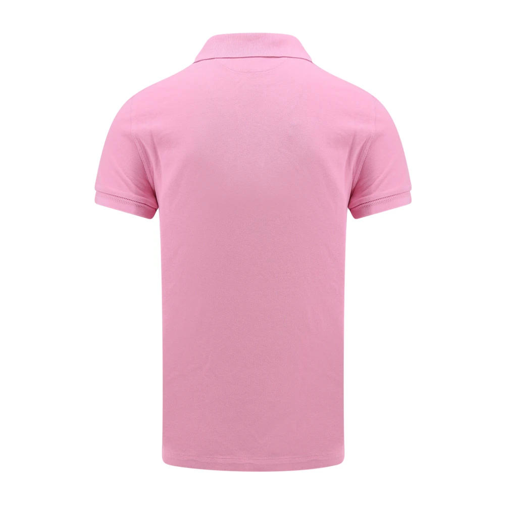 Tom Ford Katoenen Polo Shirt met Logo Borduursel Pink Heren
