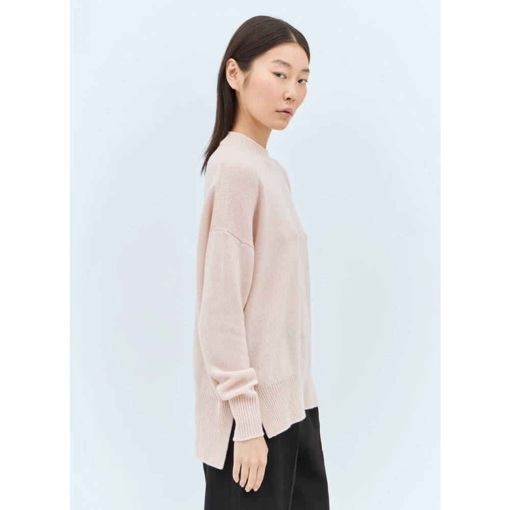 Jil Sander Kasjmier Crewneck Sweater Pink Dames