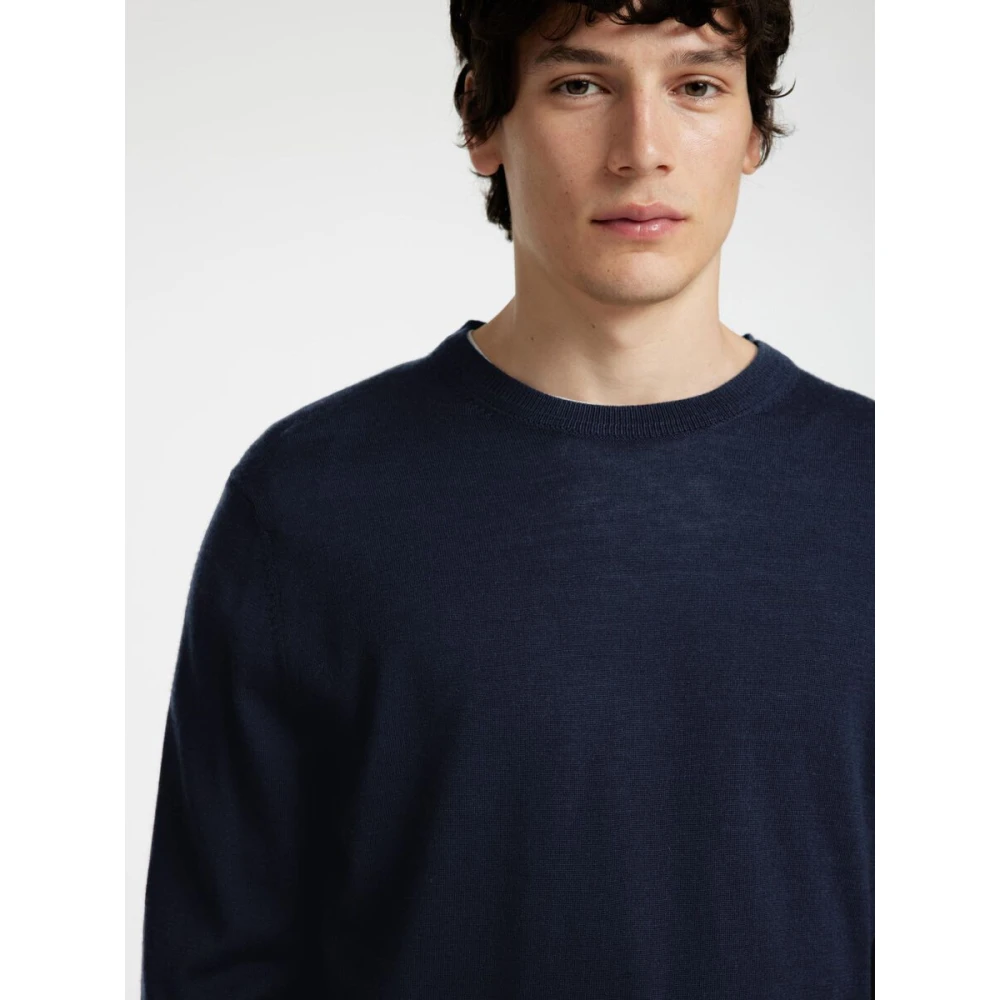 Selected Homme Lange mouw trui voor mannen Blue Heren