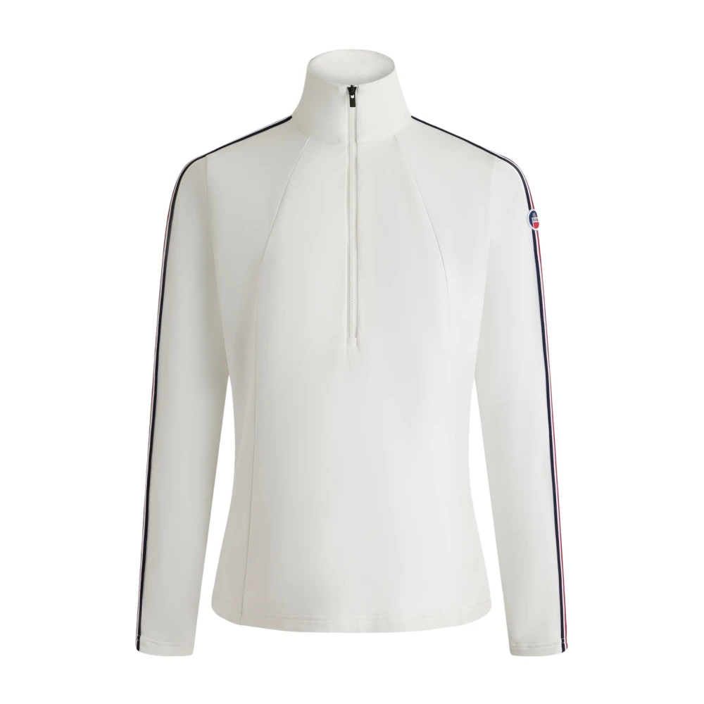 Fusalp Donna Bianco Top, L, New,