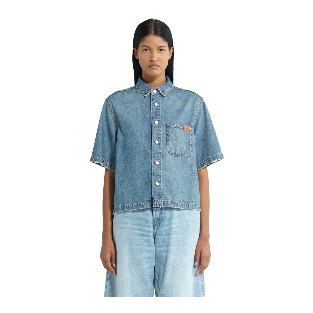 Blouses & Shirts > Denim Shirts - - Haikure - Modalova