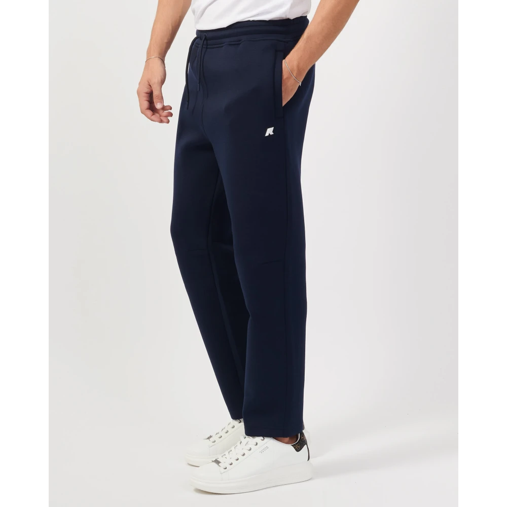 K-way Blauwe joggingbroek met elastische taille Blue Heren