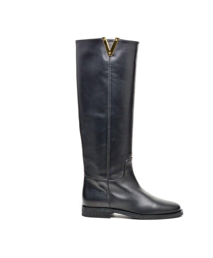 botte-en-cuir-noir-43cm-tige