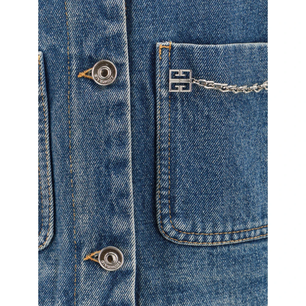 Givenchy Crew-neck Jacket Blue Dames