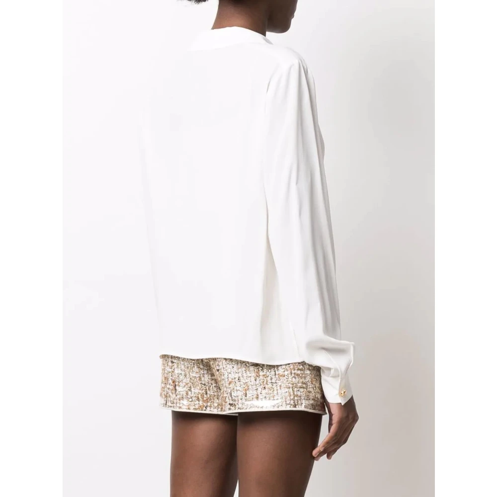 Giambattista Valli Ivoor Blouse voor Vrouwen White Dames