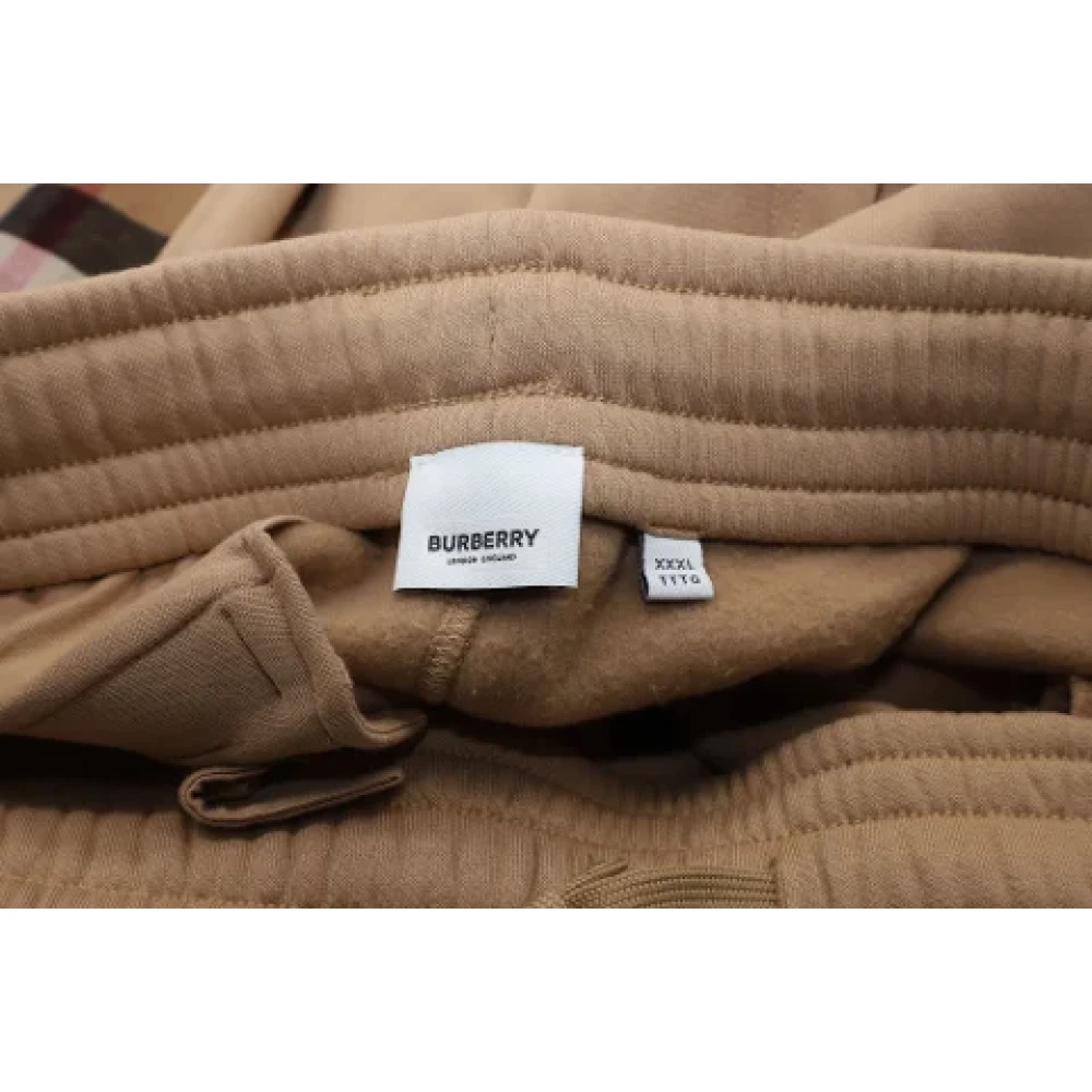 Burberry Vintage Pre-owned Cotton bottoms Brown Dames