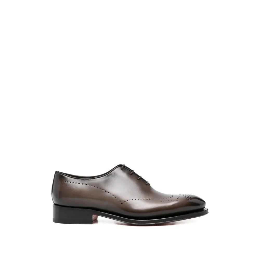 Santoni Hombre Marrón Zapatos, Talla: 38 1/2 Eu