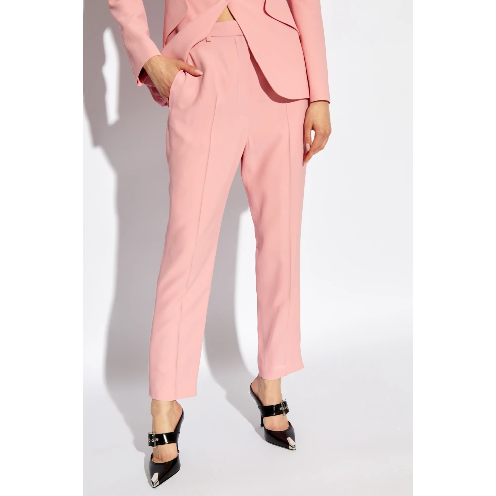 alexander mcqueen Geplooide broek Pink Dames
