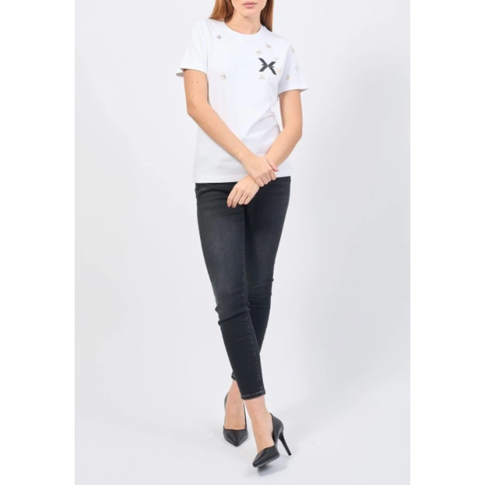 John Richmond Logo T-shirt voor vrouwen White Dames