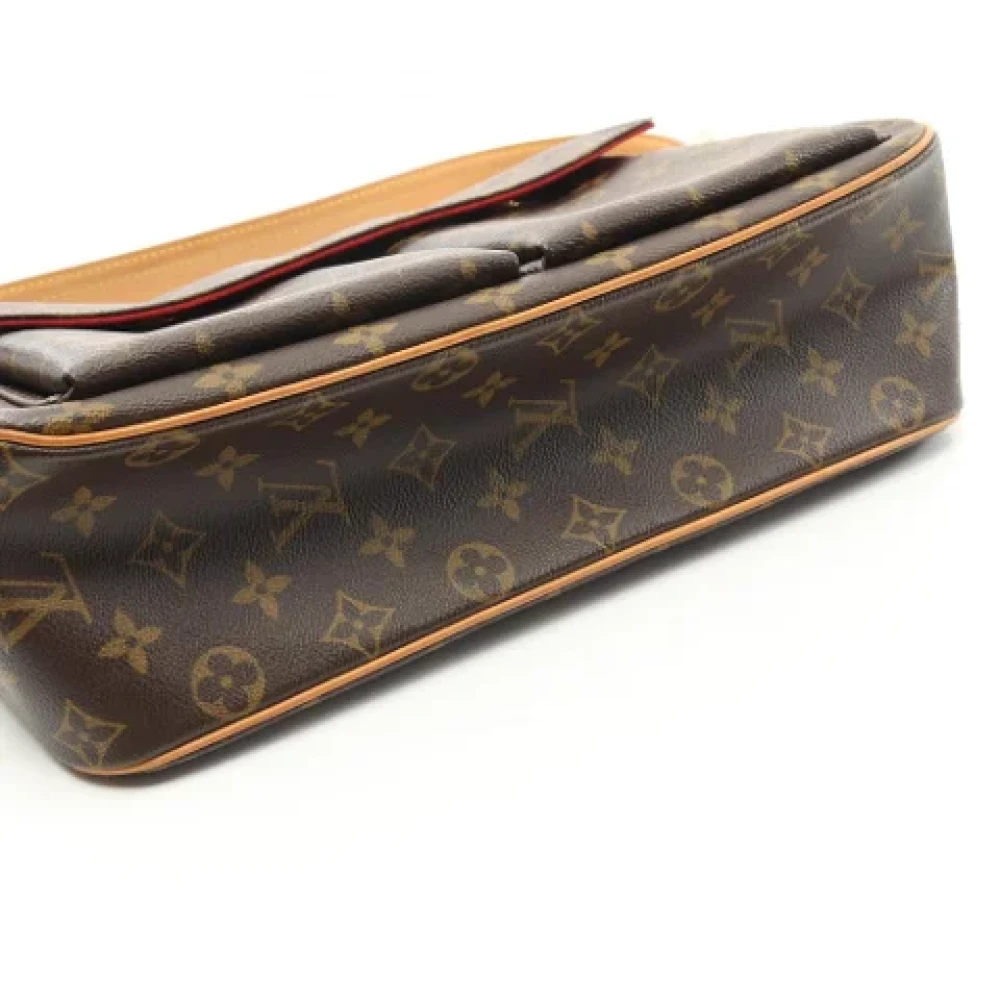 Louis Vuitton Vintage Pre-owned Canvas shoulder-bags Brown Dames