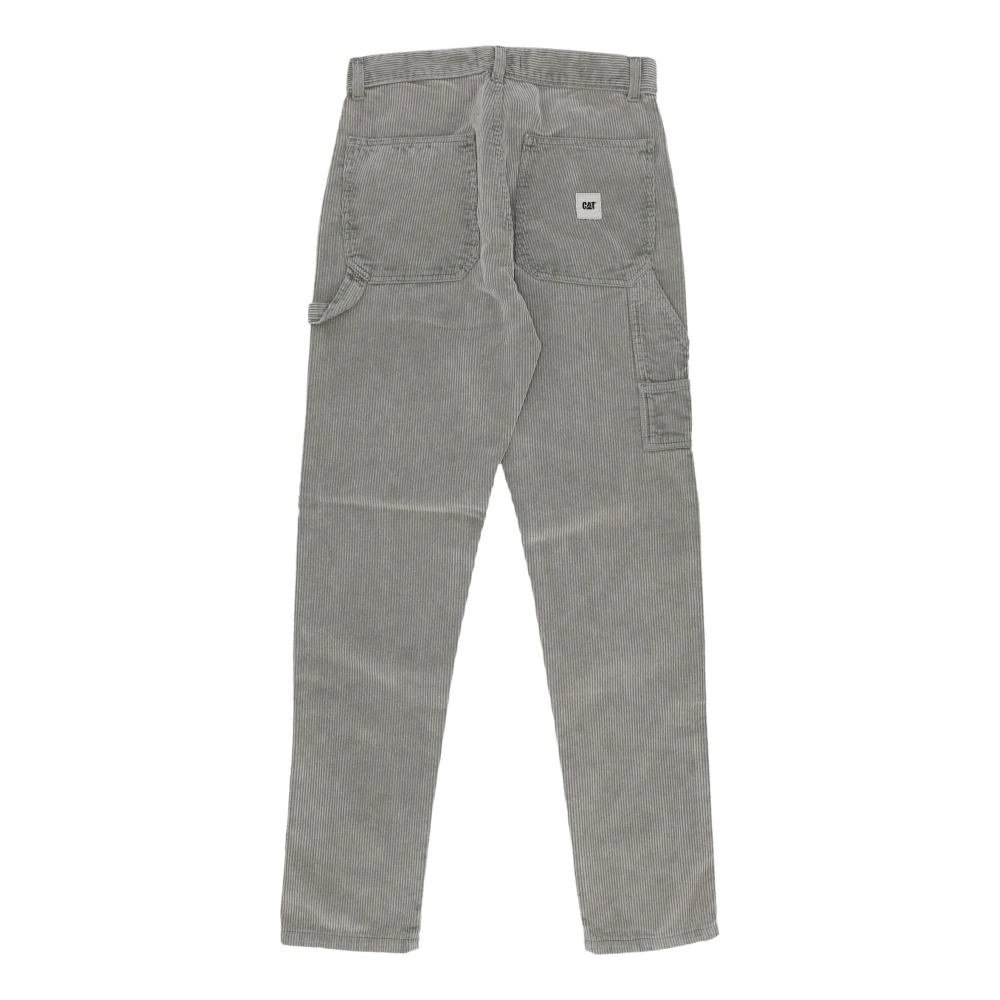 CAT Fluwelen Werkkleding Stijl Timmerman Broek Gray Heren