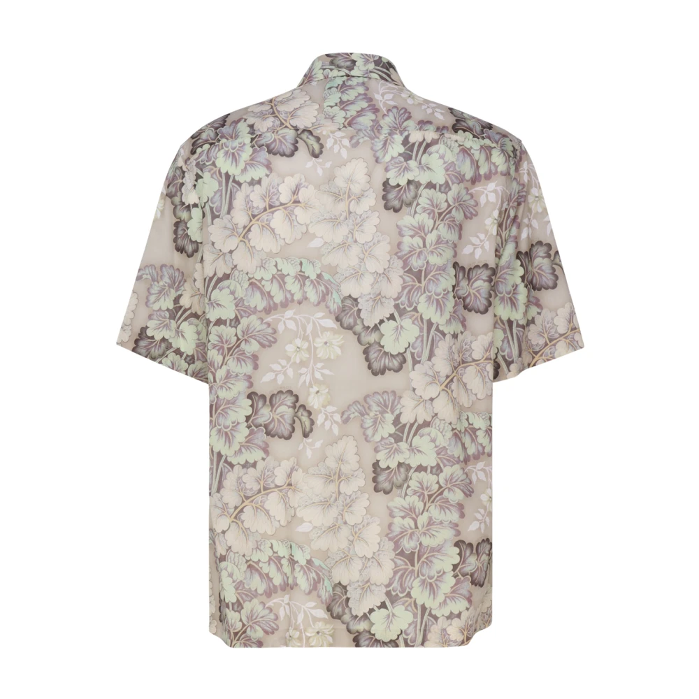 ETRO Short Sleeve Shirts Beige Heren