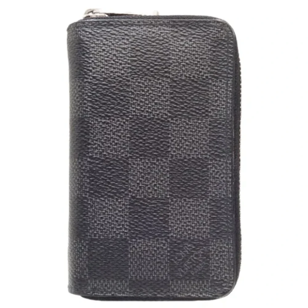 Louis Vuitton Vintage Pre-owned Canvas wallets Gray Dames