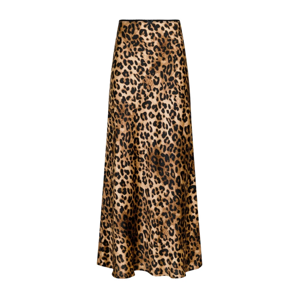 NEO NOIR Luipaardprint Rok Brown Dames
