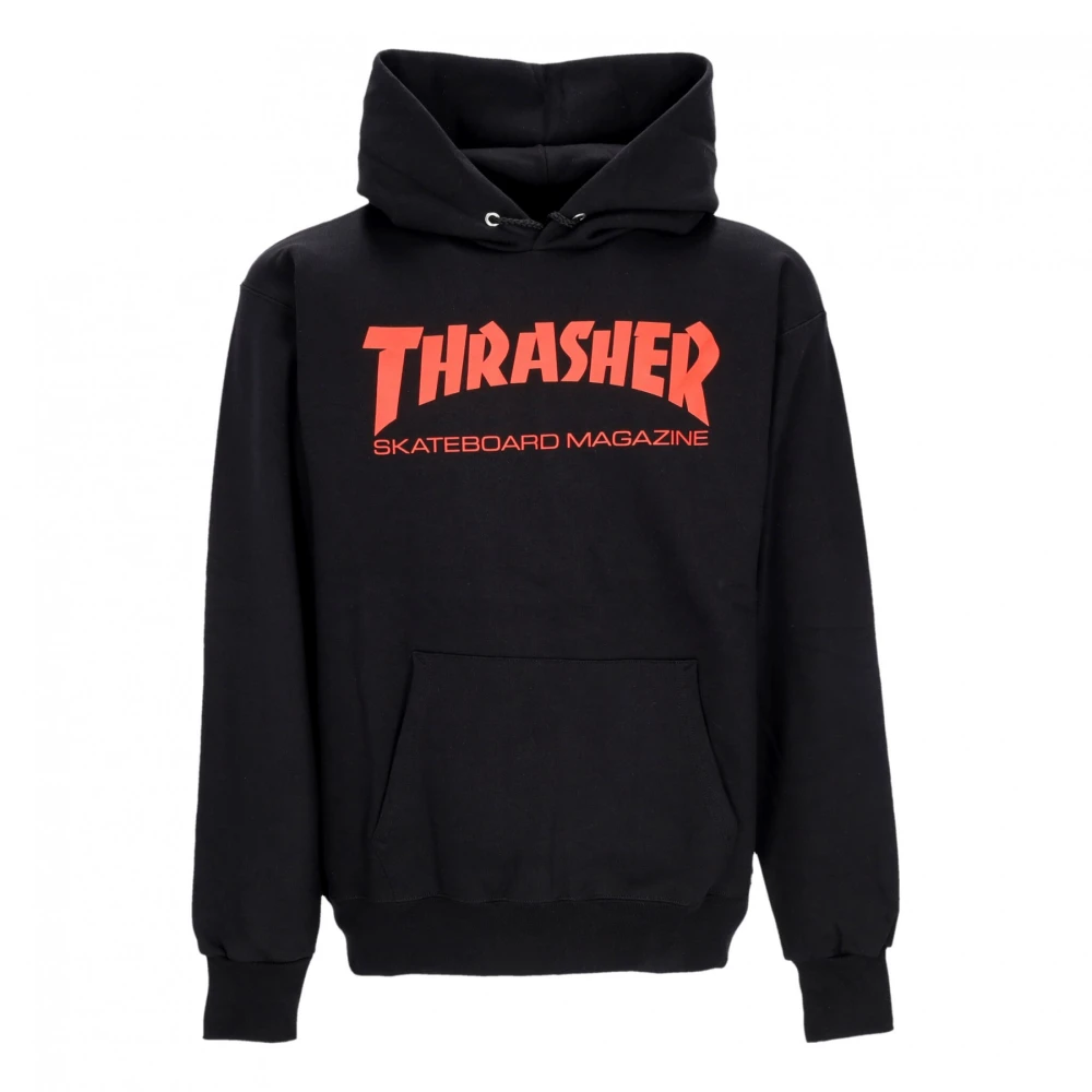 Thrasher Skatemag Hoodie Zwart Rood Streetwear Black Heren
