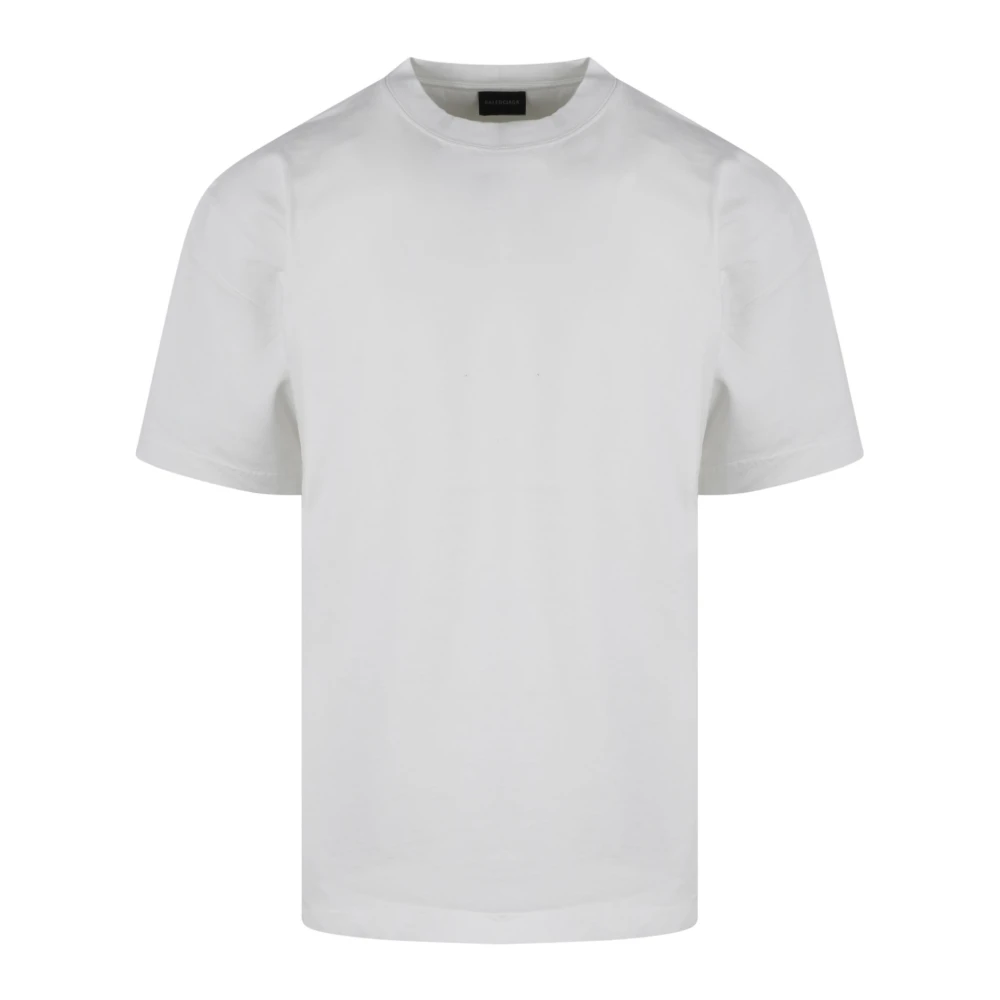 Balenciaga Achterkant T-Shirt White Dames