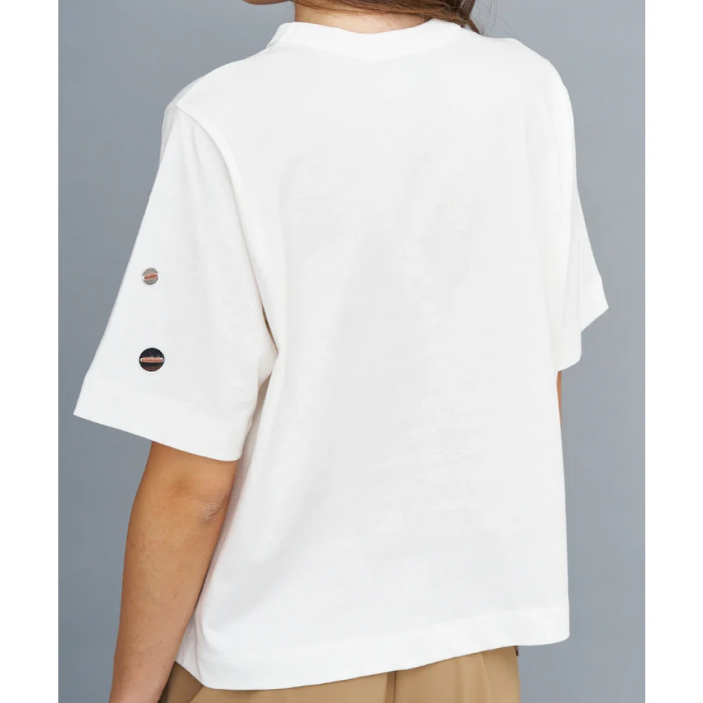 Alysi Spiegel T-shirt Beige Dames