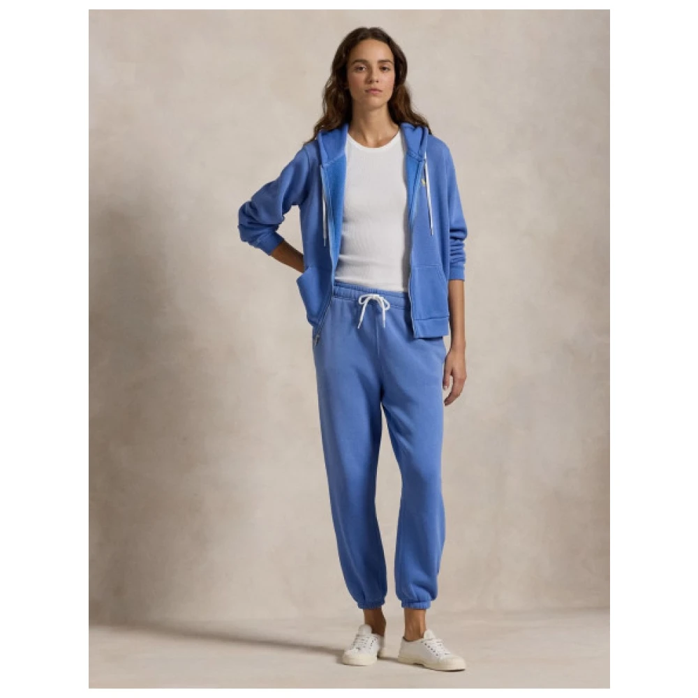 Polo Ralph Lauren Hoodie met rits Blue Dames