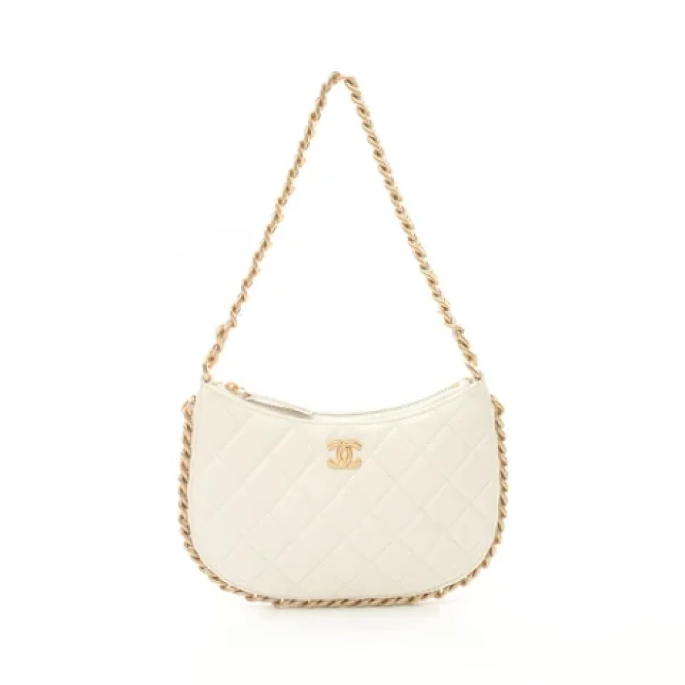 Chanel Vintage Pre-owned Leather chanel-bags White Dames