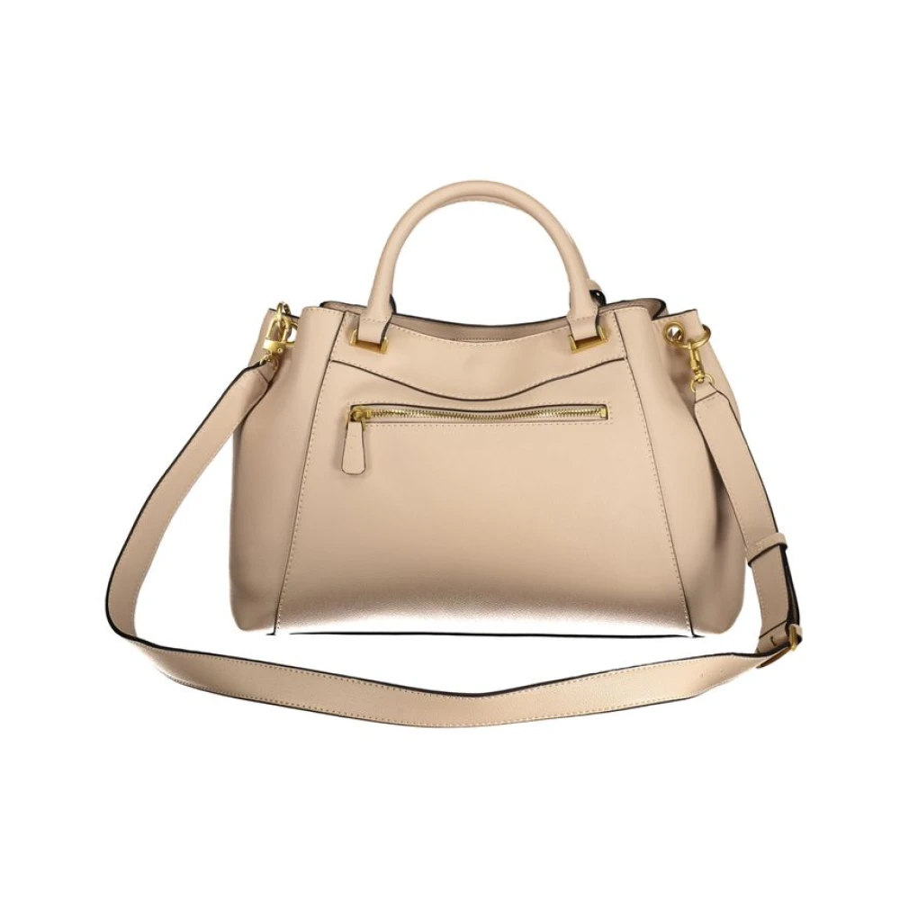 Guess Beige Handtas met Smaragdaccenten Beige Dames