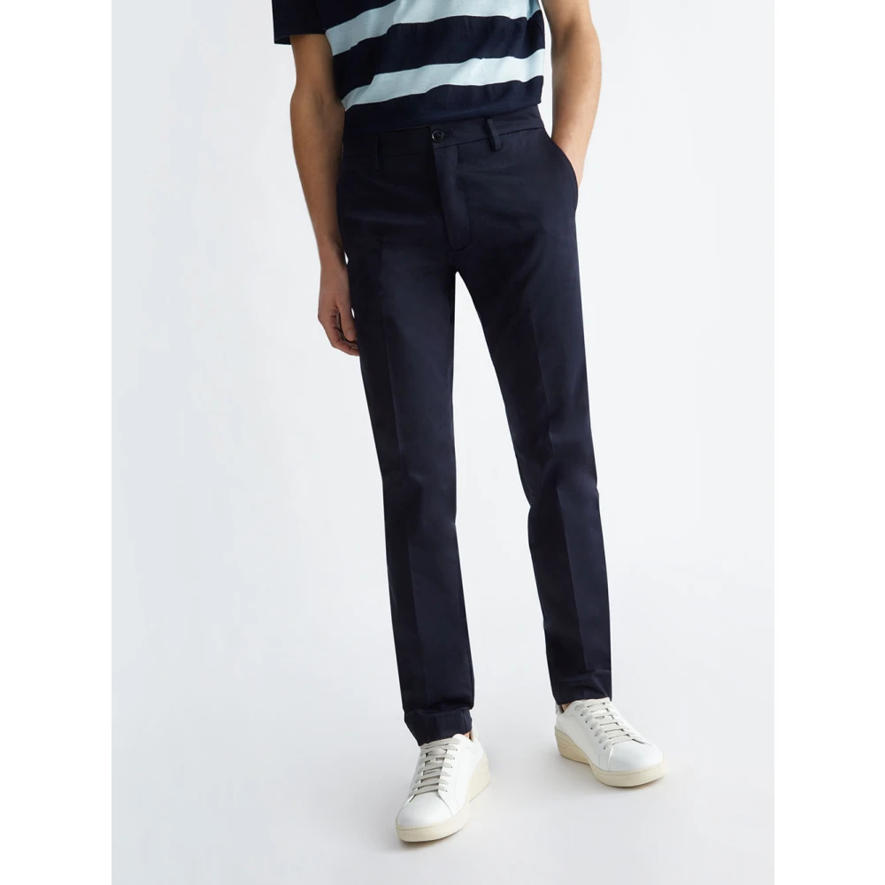 Liu Jo Blauwe Chino Broek voor Mannen Blue Heren