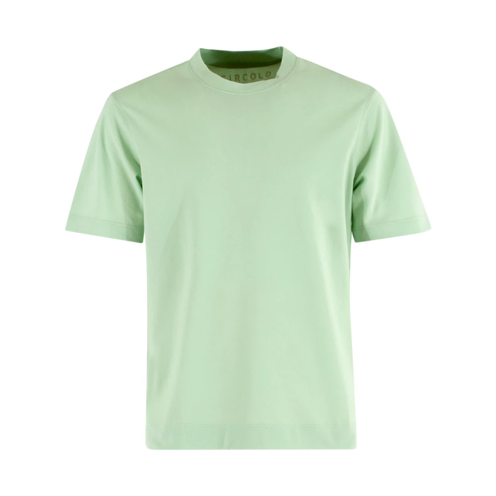 Circolo 1901 Groene Aqua Jersey Piquet T-Shirt Green Heren