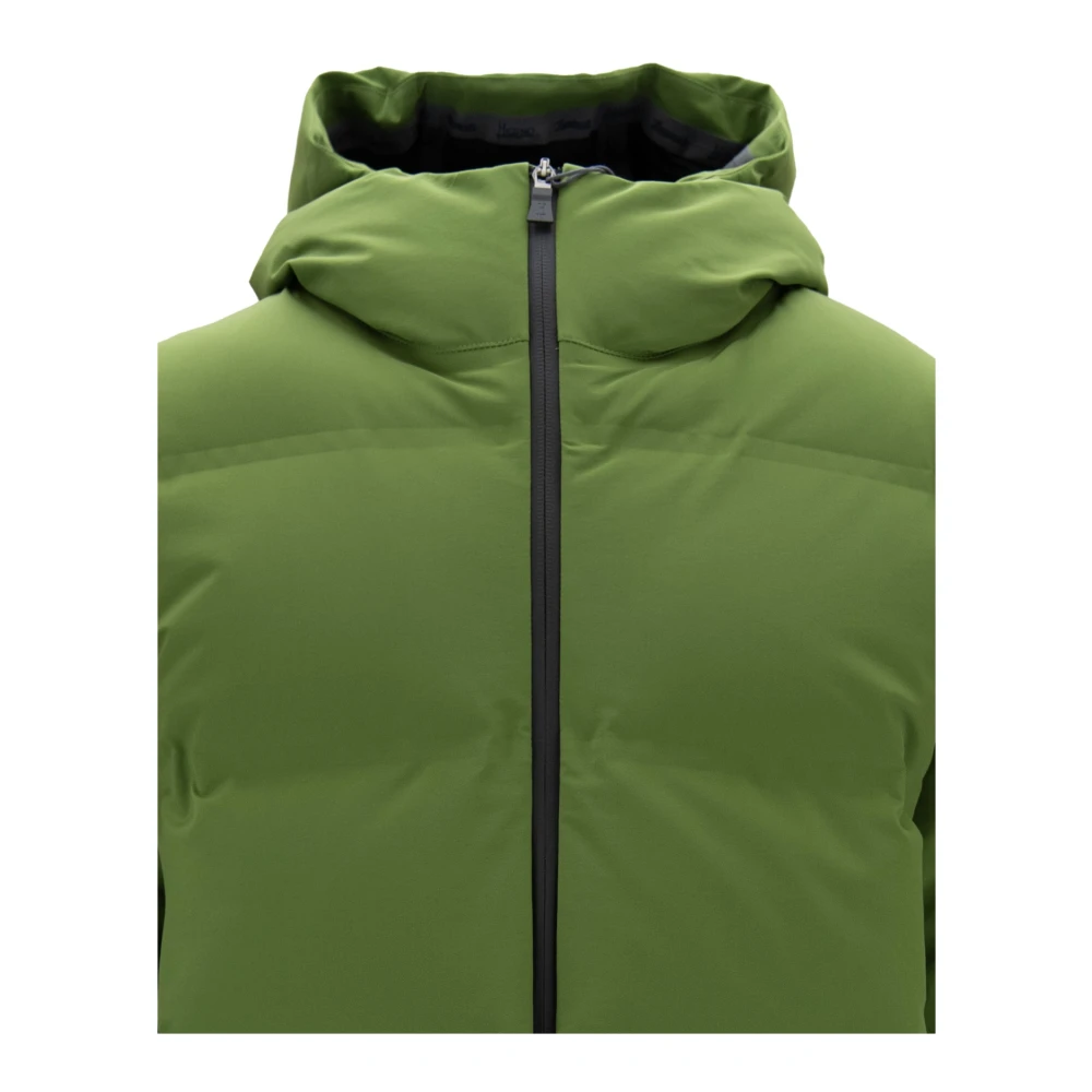 Herno Zip-Up Donsjas Green Heren